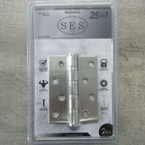 HINGE SES ECO 4 x 3 x 3 MM 4BB Q14,2 SS SUS 304