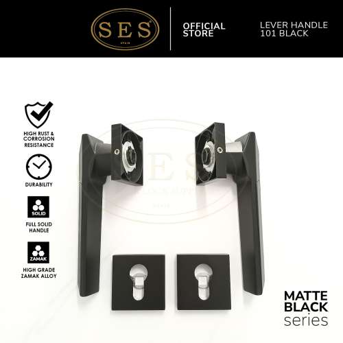 GAGANG PINTU – DOOR HANDLE SES 101 BLACK (R)