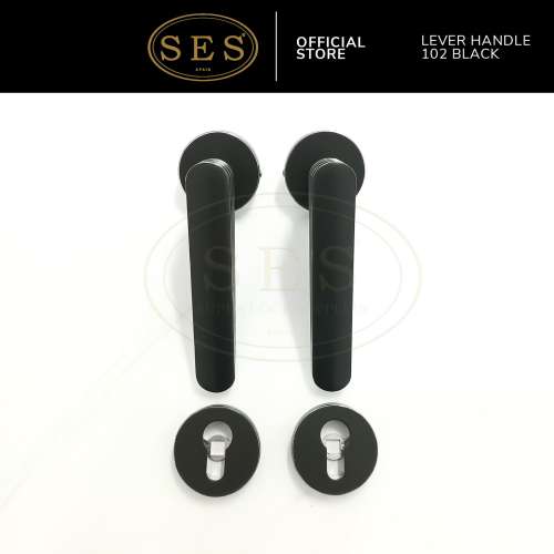 GAGANG PINTU – DOOR HANDLE SES 102 BLACK (R)