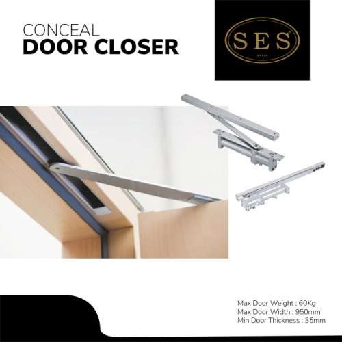 PENUTUP PINTU OTOMATIS – CONCEAL DOOR CLOSER SES 88 SILVER