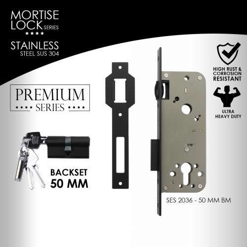 BODY KUNCI – MORTISE LOCK SES ROLLER 2036 – 50MM BM