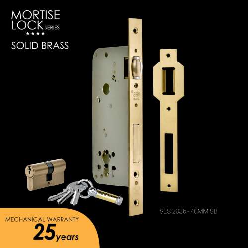 BODY KUNCI – MORTISE LOCK SES ROLLER 2036 – 40 MM SB