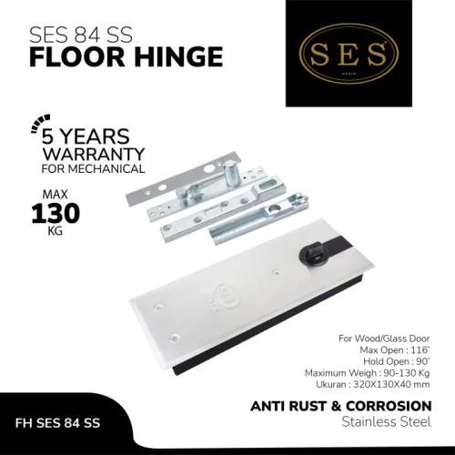 FLOOR HINGES SES 84 SS