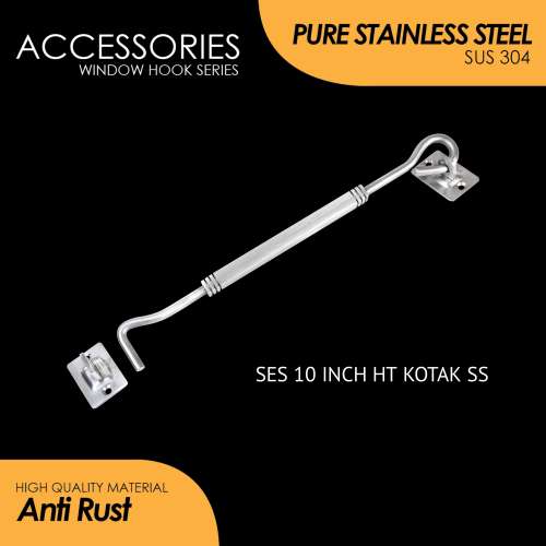 HAG ANGIN – WINDOW HOOK SES 10″ HT KOTAK SS