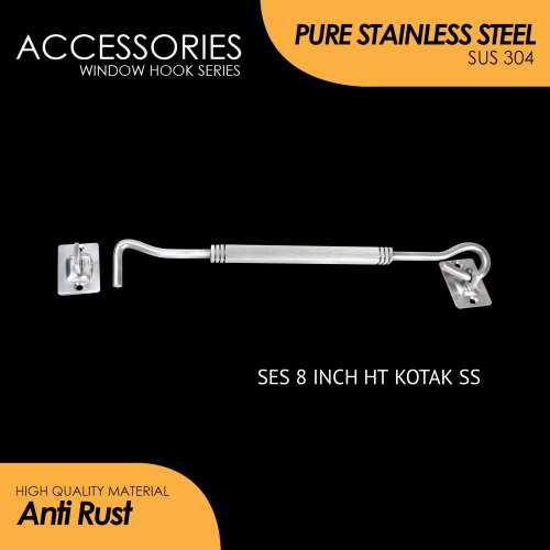 HAG ANGIN – WINDOW HOOK SES 8″ HT KOTAK SS