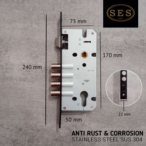 BODY KUNCI – MORTISE LOCK SES HS 30 – 50MM BM