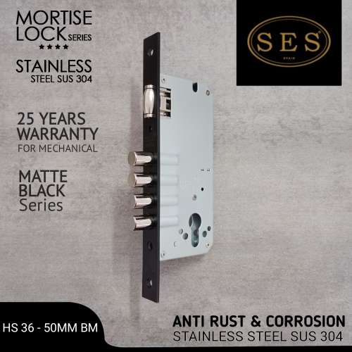 BODY KUNCI – MORTISE LOCK SES ROLLER HS 36 – 50MM BM