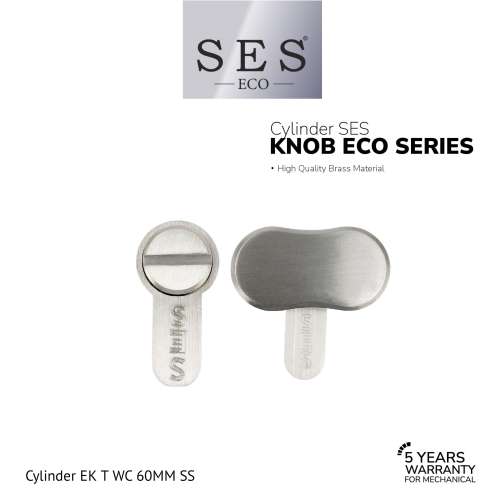SILINDER KUNCI – CYLINDER SES ECO E60MM EK T (WC) SS
